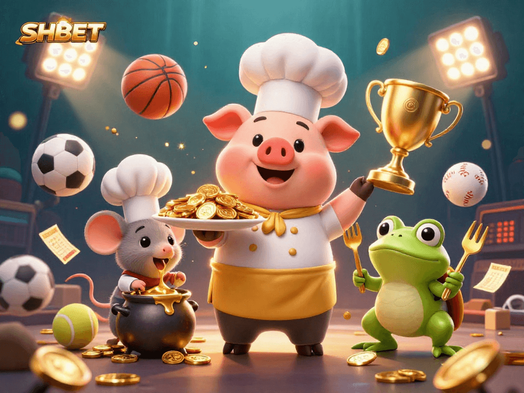 SHBET offers thrilling gaming experiences featuring gold coins and dynamic sports elements in 3D