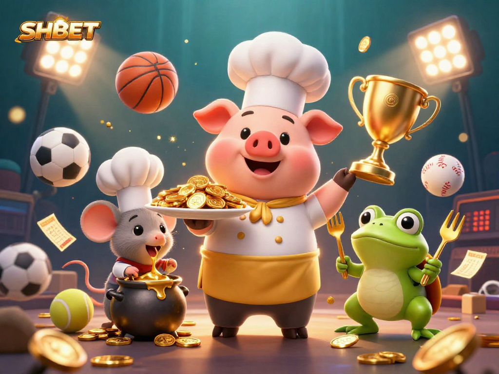 SHBET offers thrilling gaming experiences featuring gold coins and dynamic sports elements in 3D